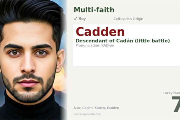 Cadden Name Meaning — Irish Origin, Boy Name & Details (2025)