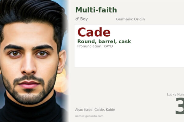 Cade Name Meaning — Origin, Gender & Details (2025)