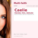 Caelie Name Meaning and Details