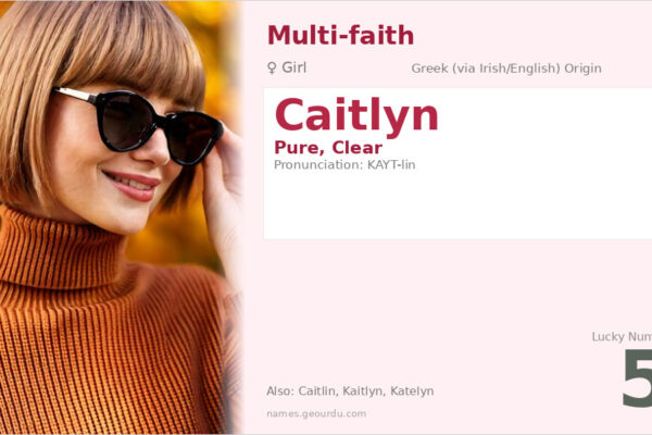 Caitlyn Name Meaning — Origin, Gender & Details (2025)