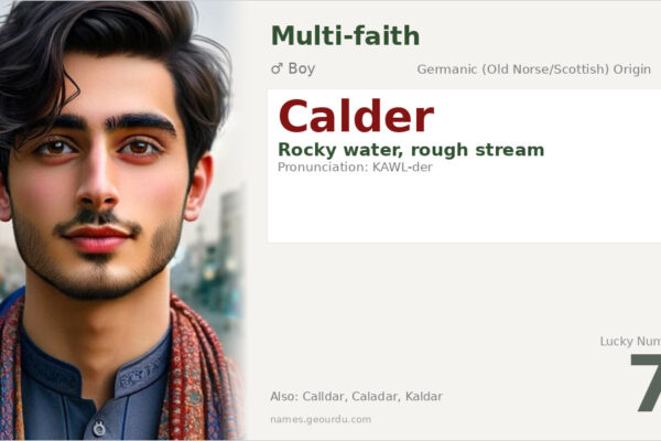 Calder Name Meaning — Norse Origin, Boy Name & History (2025)