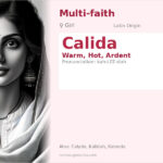 Calida Name Meaning and Details