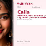 Calla Name Meaning and Details