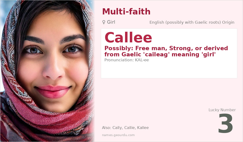 Callee Name Meaning and Details