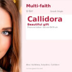 Callidora Name Meaning and Details
