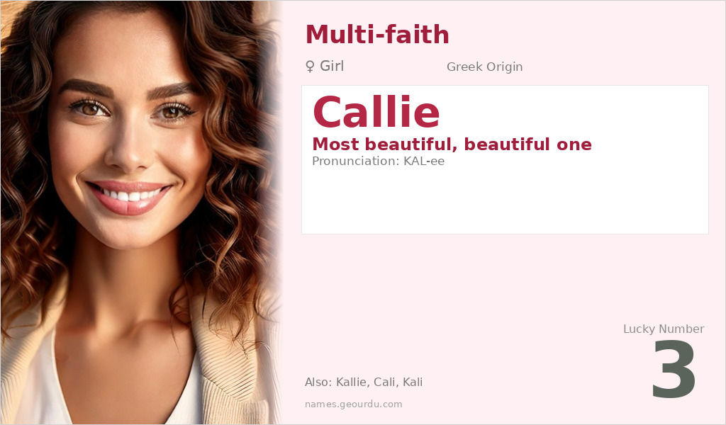 Callie Name Meaning and Details