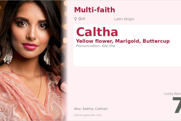 Caltha Name Meaning — Latin Origin, Girl Name & Flower Significance (2025)