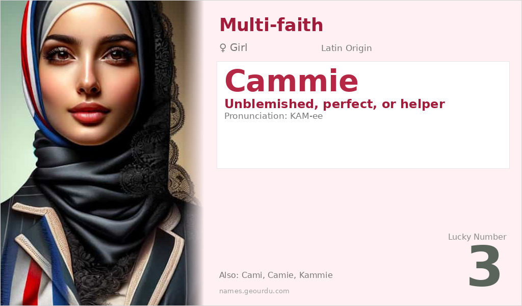 Cammie Name Meaning and Details
