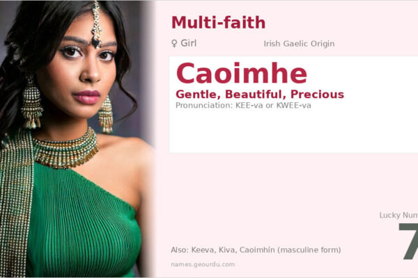 Caoimhe Name Meaning — Irish Origin, Pronunciation & Details (2025)