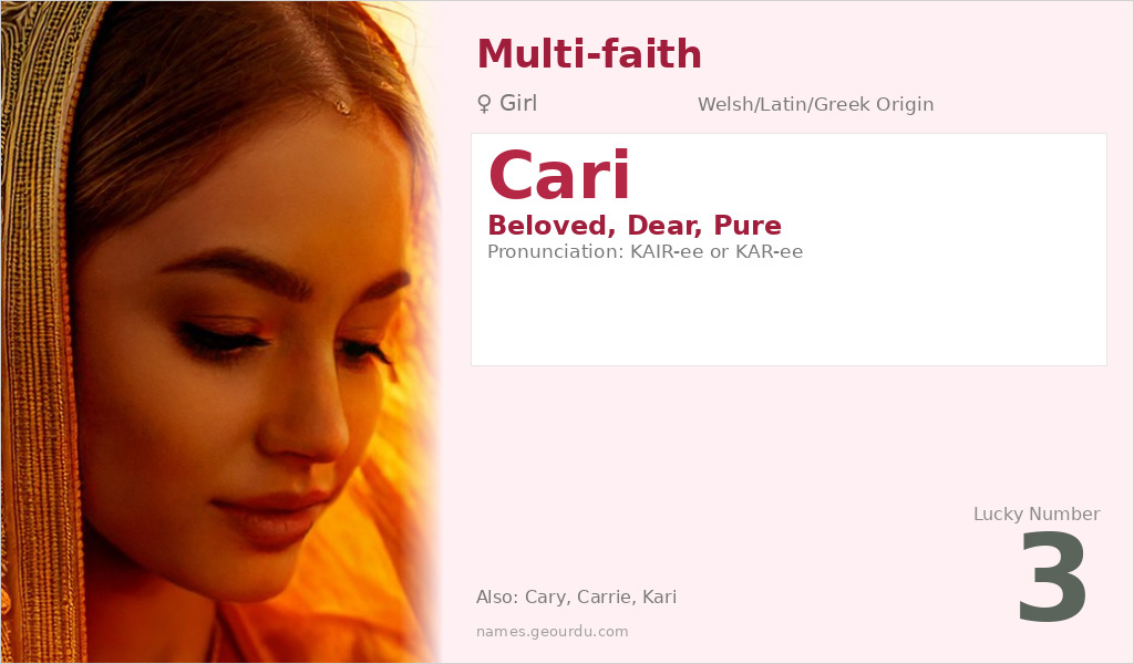 Cari Name Meaning and Details