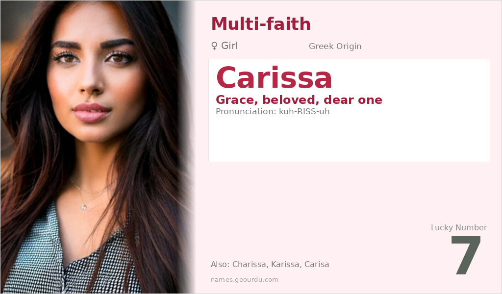 Carissa Name Meaning and Details