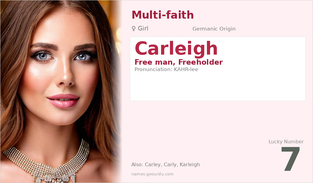 Carleigh Name Meaning and Details