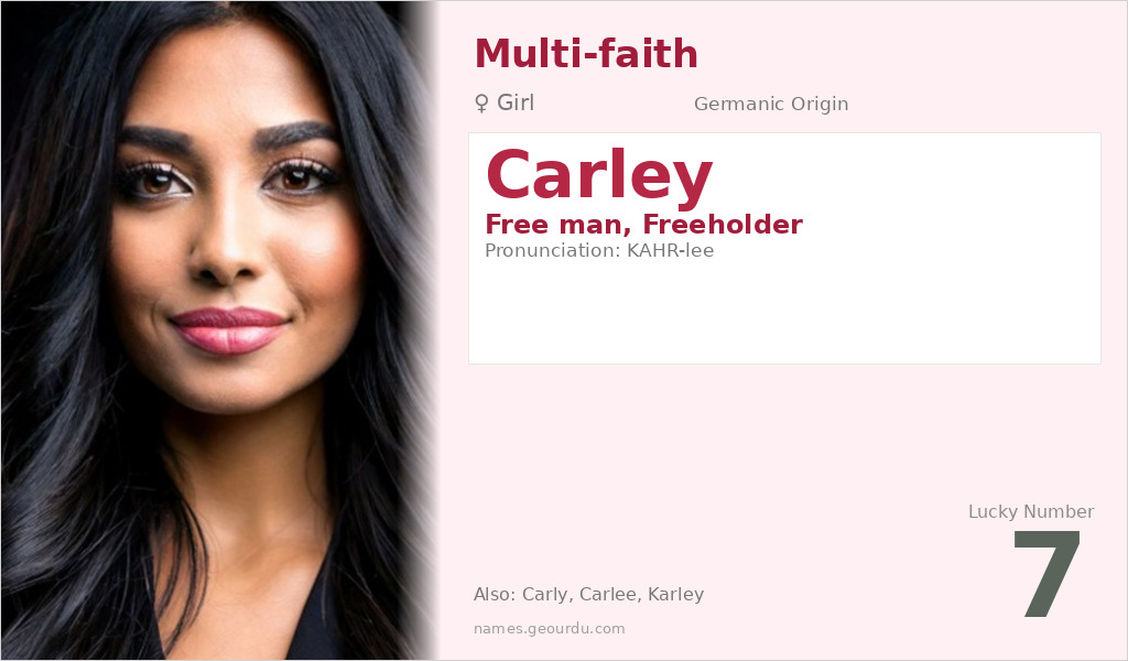 Carley Name Meaning and Details