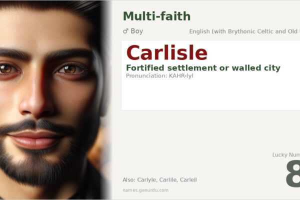 Carlisle Name Meaning — Origin, Gender & Details (2025)