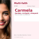 Carmela Name Meaning and Details