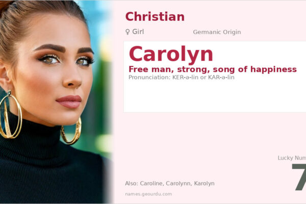 Carolyn Name Meaning — Origin, Gender & Details (2025)