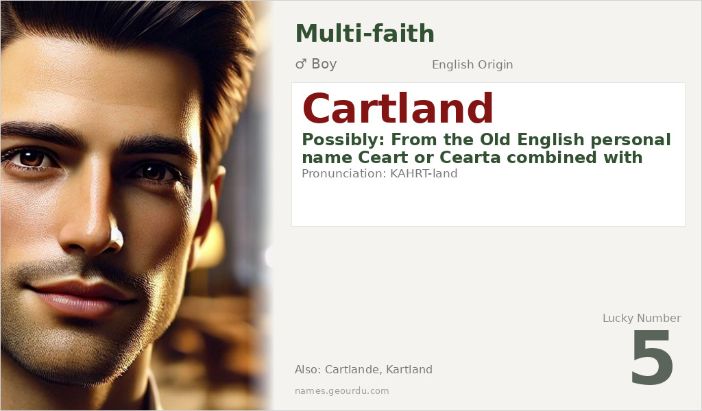 Cartland Name Meaning and Details
