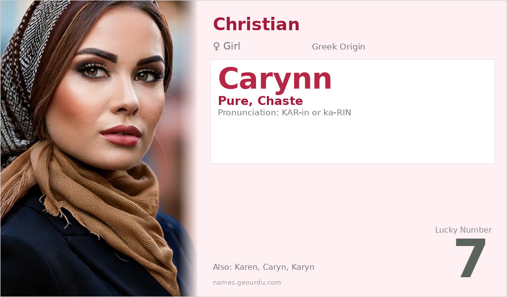 Carynn Name Meaning and Details