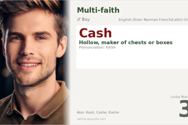 Cash Name Meaning — Origin, Gender & Details (2025)