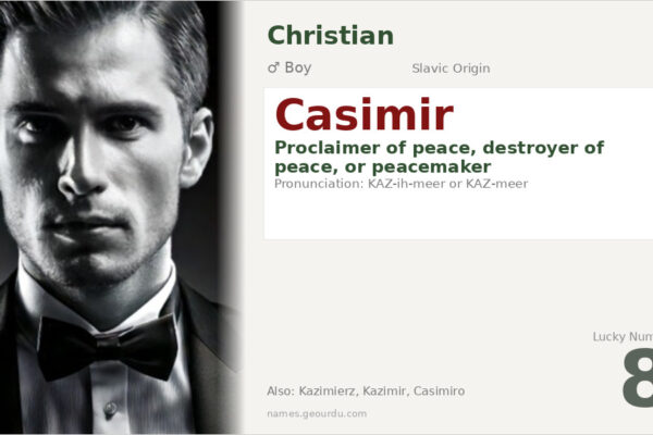 Casimir Name Meaning — Slavic Origin, Boy Name & History (2025)