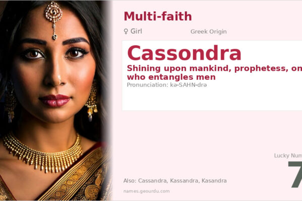 Cassondra Name Meaning — Greek Origin, Girl’s Name & Mythology (2025)