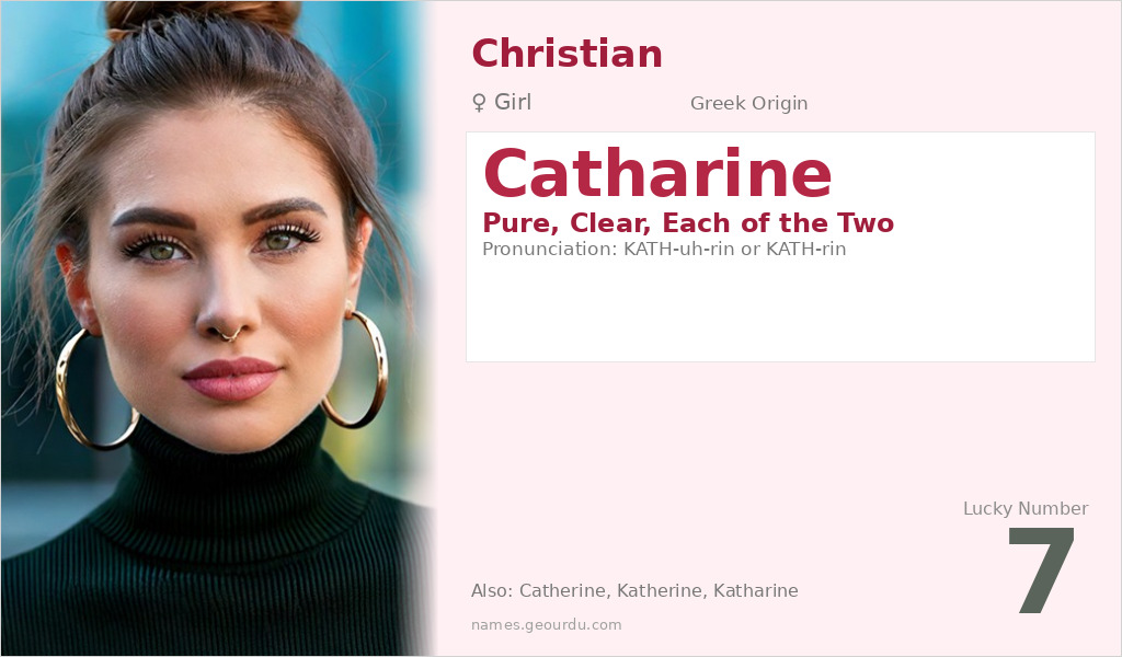Catharine Name Meaning and Details