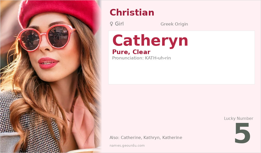 Catheryn Name Meaning and Details