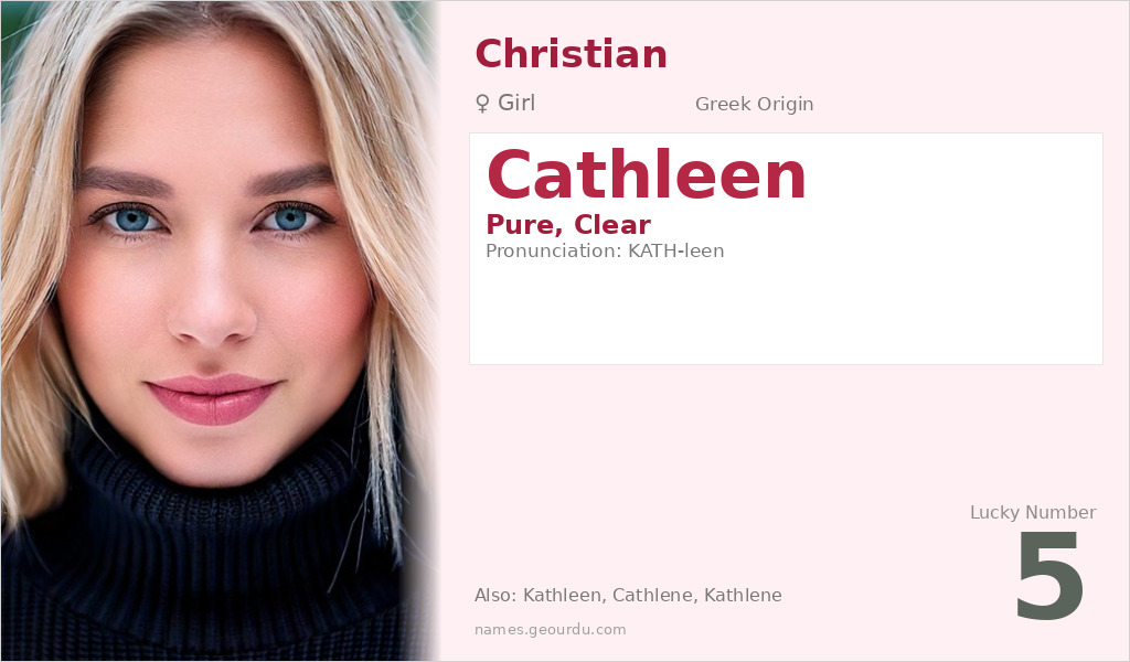 Cathleen Name Meaning and Details