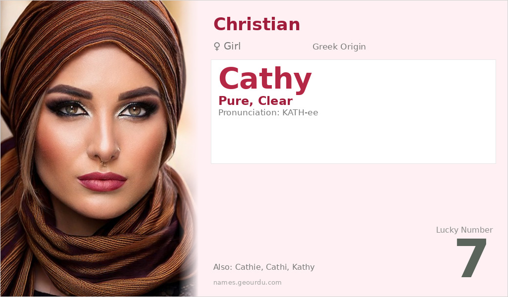 Cathy Name Meaning and Details