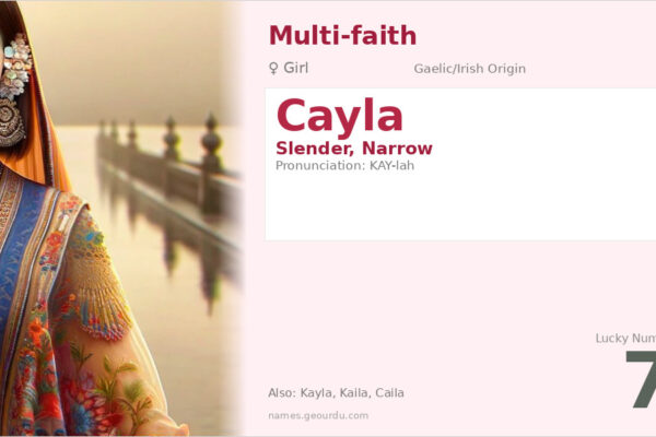 Cayla Name Meaning — Gaelic Origin, Girl Name & Details (2025)