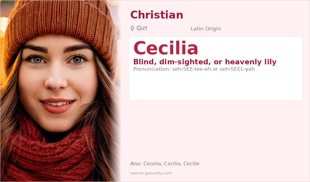 Cecilia Name Meaning and Details