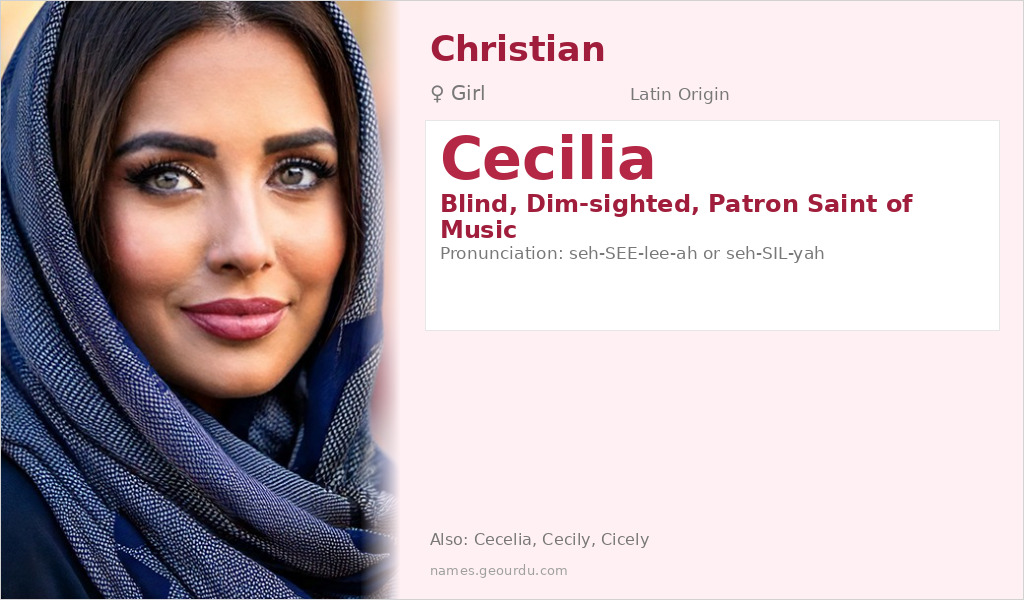 Cecilia Name Meaning and Details