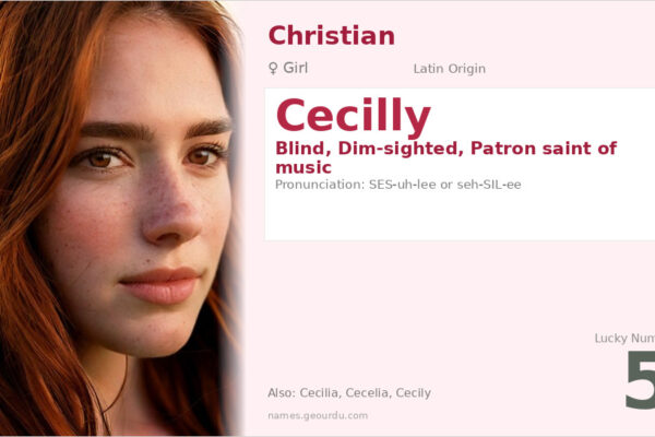Cecilly Name Meaning — Latin Origin, Girl Name & Saint Connection (2025)