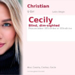 Cecily Name Meaning and Details