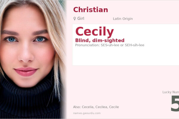 Cecily Name Meaning — Latin Origin, Girl Name & History (2025)