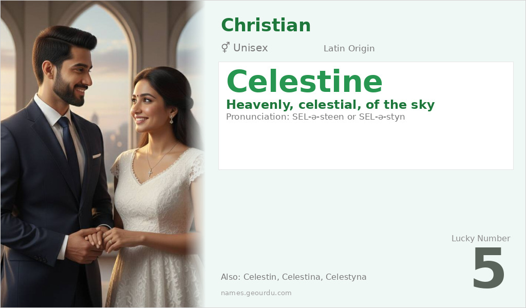 Celestine Name Meaning and Details