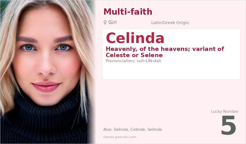 Celinda Name Meaning and Details