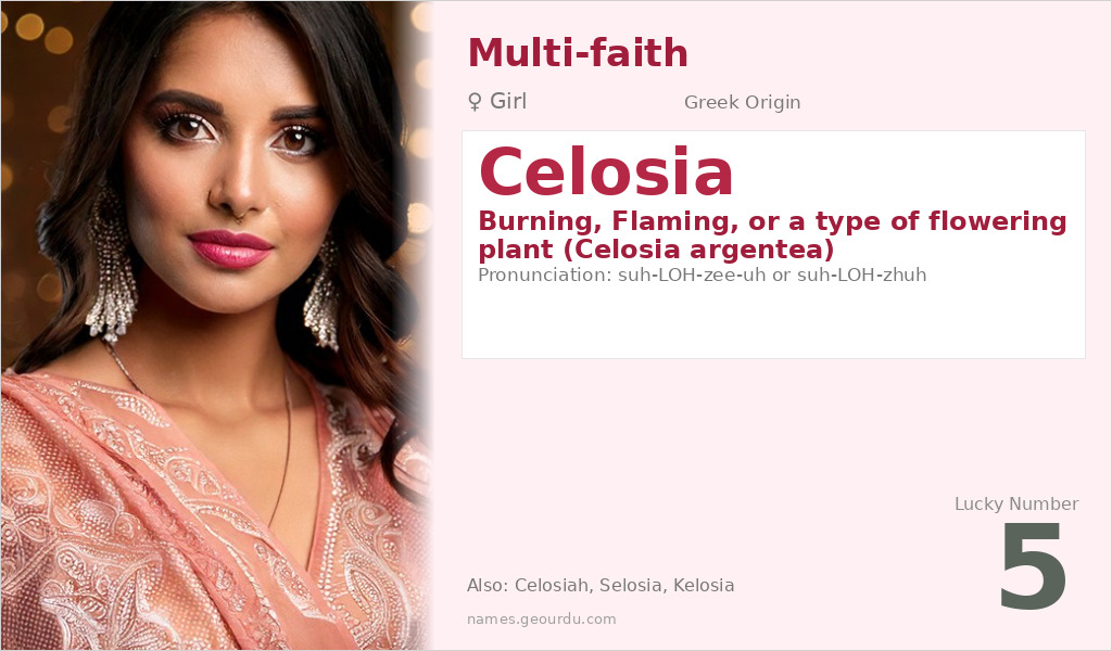 Celosia Name Meaning and Details