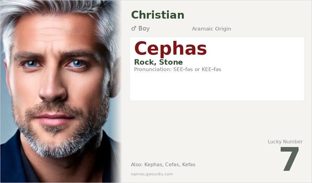 Cephas Name Meaning and Details
