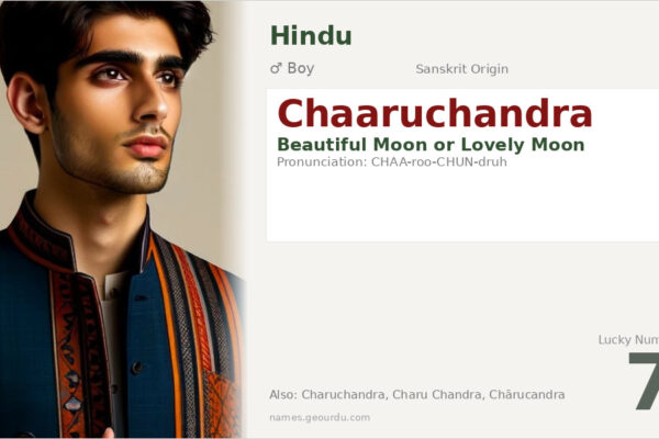 Chaaruchandra Meaning — Sanskrit Origin, Boy Name & Details (2025)