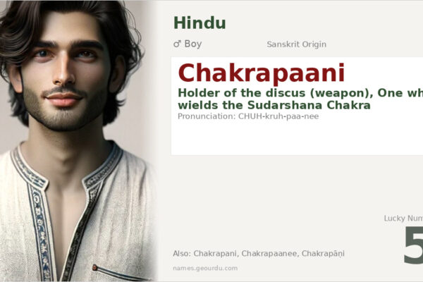 Chakrapaani Meaning — Sanskrit Origin, Boy Name & Details (2025)