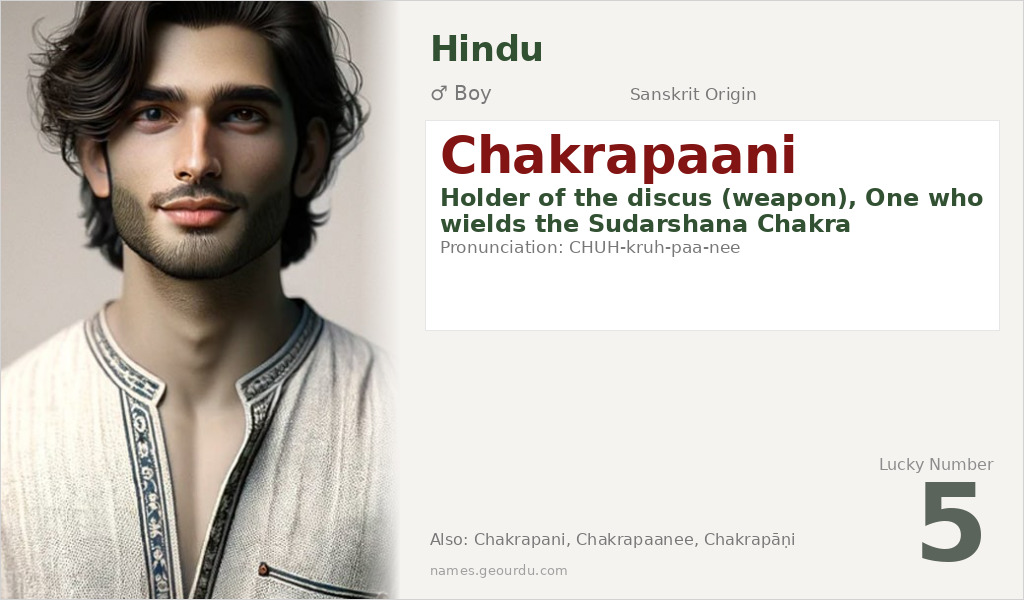 Chakrapaani Name Meaning and Details