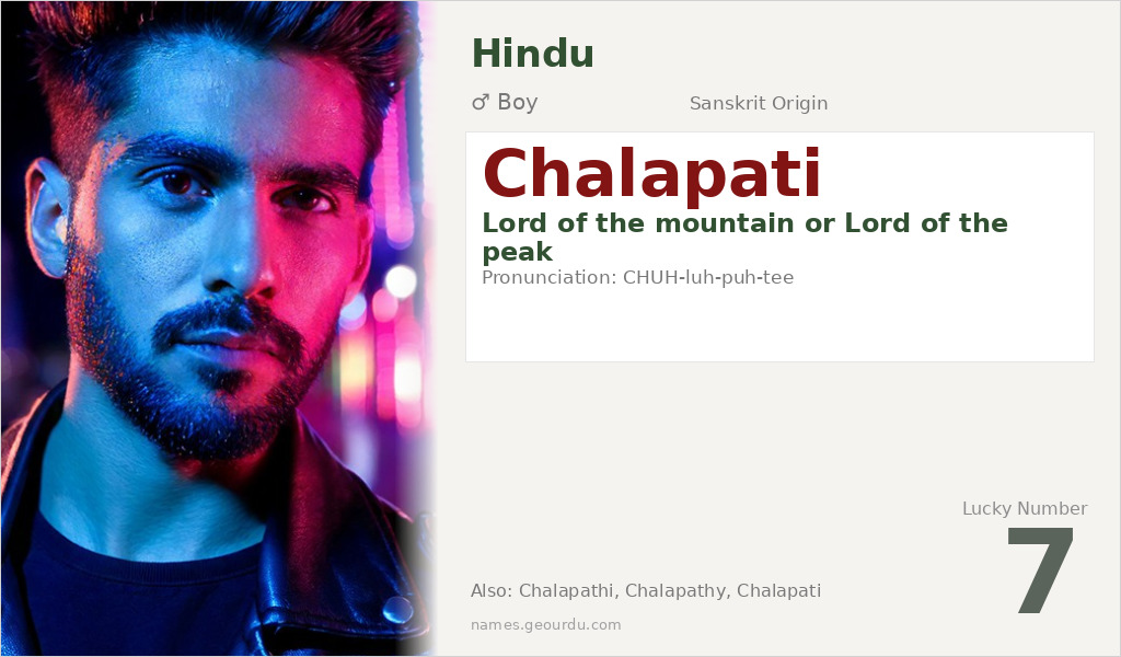 Chalapati Name Meaning and Details