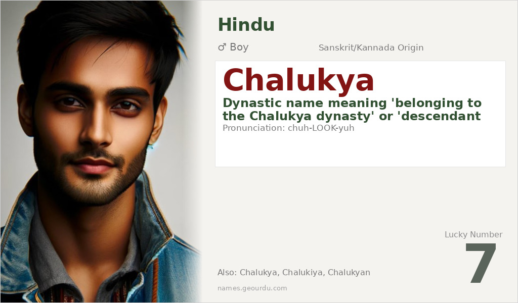 Chalukya Name Meaning and Details