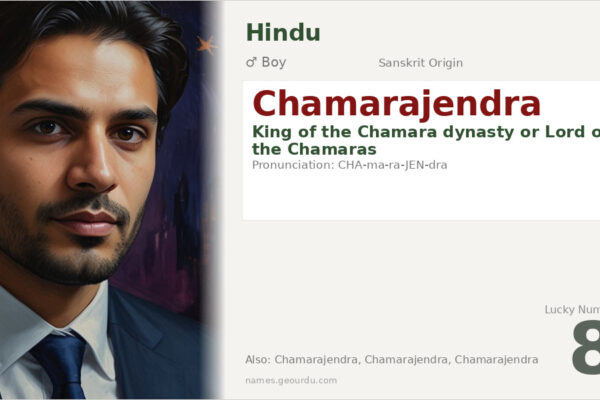 Chamarajendra Name Meaning — Sanskrit Origin, Royal History & Details