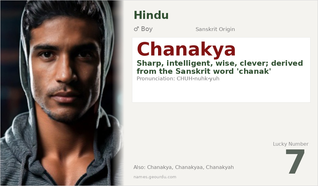 Chanakya Name Meaning and Details