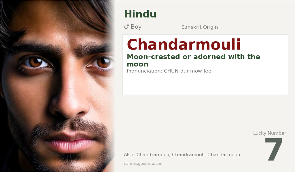 Chandarmouli Name Meaning and Details