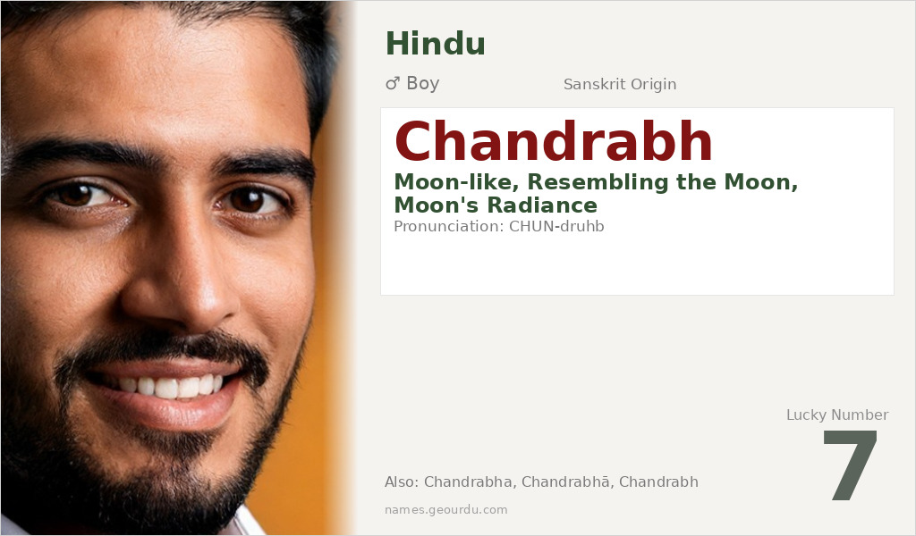 Chandrabh Name Meaning and Details