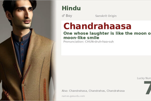 Chandrahaasa Name Meaning — Sanskrit Origin, Boy Name & Details (2025)