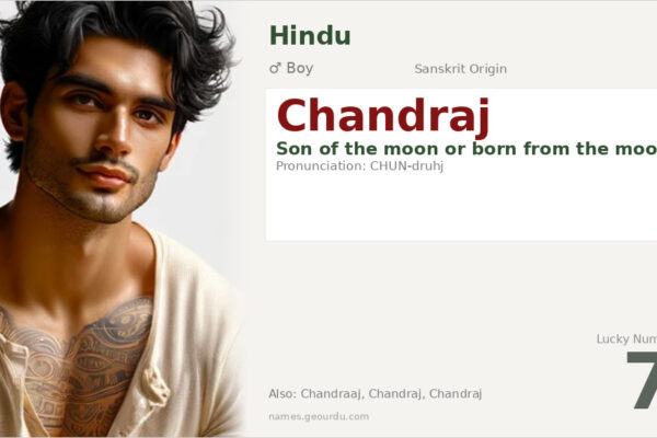 Chandraj Name Meaning — Sanskrit Origin, Boy Name & Details (2025)
